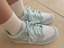 耐克（NIKE）官方女子甜美蕾絲板鞋夏季新款運動(dòng)鞋 DUNK LOW IB7311 100白/紫藍 37.5 曬單實(shí)拍圖