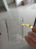 青蘋果耐熱玻璃水杯465ml四只 四色把手玻璃杯 圍爐煮茶杯牛奶杯 曬單實拍圖