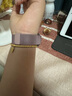 watchbond適用華為手表fit4表帶fit4pro米蘭尼斯磁吸表帶女生款watch fit3漸變色磁吸金屬不銹鋼夏季腕帶 玫瑰粉【米蘭磁吸】專用一體 適用：華為Watch Fit4/4pro表帶 曬單實拍圖