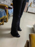 恰凡（QIAFAN）加絨微喇牛仔褲女秋冬2025年新款修身顯瘦馬蹄褲高腰喇叭褲子拖地 黑色【春秋款】 26 /S 曬單實拍圖