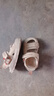 男寶寶鞋子嬰兒涼鞋小童男童鞋軟底幼兒學(xué)步鞋女寶機能鞋沙灘鞋夏 【卡其色】 19 碼內長(cháng)14.3cm 曬單實(shí)拍圖