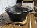 煦凜日本圍爐煮茶鑄鐵炭爐燒烤爐家用烤火爐戶(hù)外爐室內老式木碳圍爐 27cm爐+烤網(wǎng)+木底座 曬單實(shí)拍圖