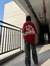 卡圖弛美式高街cleanfit伐木迷彩工裝褲男春秋季寬松直筒微喇牛仔褲子男 迷彩色 XL 曬單實(shí)拍圖
