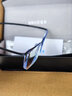 獨美（uniir） 超輕光學(xué)鏡架男半框近視眼鏡商務(wù)眼睛無(wú)壓痕可配有度數變色防輻射防藍光電競游戲護目鏡 方框幻影黑+ 1.74防藍光（適合400-1 M 曬單實(shí)拍圖
