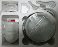 景德鎮（jdz）陶瓷碗盤(pán)餐具整套影青純色家用高溫碗碟套裝喬遷之喜中秋禮物流影 曬單實(shí)拍圖