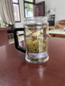 希諾抗菌玻璃杯雙層高檔辦公水杯男2025新款帶手柄泡茶杯子X(jué)N-9005KT 曬單實(shí)拍圖