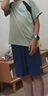 361°兒童短褲夏季男女童3-12歲透氣運(yùn)動(dòng)褲梭織五分褲 藏青 150 曬單實(shí)拍圖