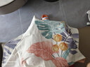 潔麗雅（Grace）枕套A類100%全棉 3A抗菌面料 吸汗枕頭套 清雅 一對裝 48*74cm 曬單實拍圖