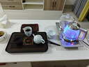 容聲（RONGSHENG）全自動(dòng)上水壺控溫一體機桌泡茶電熱燒水壺304不銹鋼電茶壺抽水茶幾茶臺煮茶器抽水燒水器茶具套裝 0.8L 藍光清潔款 曬單實(shí)拍圖