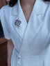 歐本赫?benheart紫靈胸針高級感精致輕奢別針配飾精致男女士送禮物 胸針-紫靈 凝光紫 曬單實(shí)拍圖