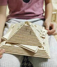 太陽金字塔拼圖puzzle解密盒燒腦解密盒子木制拼裝玩具十級 金字塔 曬單實拍圖