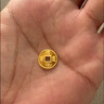 行金銀中黃金吊墜 五帝幣財神平安扣 DIY編織手繩手鏈生日禮物 送寶寶親戚 康熙通寶 約1g 克重多退少補 曬單實(shí)拍圖