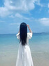 多菲尼森 初戀小白裙清純奶甜裙子女夏天2025新款法式溫柔白色連衣裙 法式泡泡袖小白裙 S 【80-100斤】 曬單實拍圖