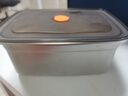 COOKSS保鮮盒帶蓋食品級不銹鋼冰箱上班族飯盒餐盒密封盒長方形盒子兩個 曬單實(shí)拍圖