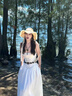 伊燦新中式陶瓷蝴蝶項鏈女夏季輕奢小眾復古鎖骨鏈民族風長款頸鏈配飾 陶瓷蝴蝶流蘇項鏈 曬單實拍圖