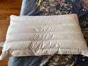 斯得福雙面蕎麥枕頭護頸枕芯五星級酒店專(zhuān)用頸椎枕家用高枕軟枕羽絨枕頭 鵝絨蕎麥雙面枕 單只 (睡下5-6cm) 48cm*74cm 曬單實(shí)拍圖
