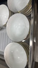 陶相惠骨瓷飯盤菜盤家用8寸深盤10只裝中式餐具陶瓷盤子套裝微波爐盤子 曬單實(shí)拍圖