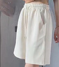 回力運動(dòng)短褲女夏季2026新款爆款外穿休閑中褲白色寬松大碼針織五分褲 曬單實(shí)拍圖