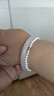 戴拉（dara）珍珠手鏈18K金正圓強光珍珠手串女自戴送女友老婆七夕情人節禮物 曬單實(shí)拍圖