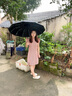 愛上雨全自動(dòng)防回彈雨傘晴雨兩用傘防曬防紫外線遮陽傘便攜式太陽傘新款 【加強(qiáng)96骨雙骨】經(jīng)典黑-機(jī)械柄 曬單實(shí)拍圖