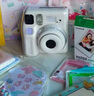 INSTAX富士instax立拍立得 一次成像相機(jī) miniSE（mini7+升級(jí)款）白色 曬單實(shí)拍圖