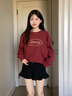 MMLG 87mm 純棉長(cháng)袖t恤女男秋新款經(jīng)典logo印花情侶寬松百搭韓系上衣 淺花灰 S 曬單實(shí)拍圖