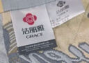 潔麗雅（Grace）抗菌三層紗布枕頭巾 加大加厚吸濕透氣枕巾 格律-藍(lán)78*52cm單支裝 曬單實(shí)拍圖