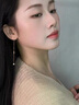 LnieerS925銀亮片流蘇耳線(xiàn)女18K金色耳環(huán)輕奢小眾設計感百搭氣質(zhì)耳飾品 金色圓片流蘇耳線(xiàn)【925銀】 曬單實(shí)拍圖