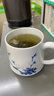 漢茗景德鎮(zhèn)高端白瓷玲瓏茶水分離杯伴手禮送辦男士辦公陶瓷泡茶杯個(gè)人 玄杯承梅-青花玲瓏茶漏杯-禮盒裝 曬單實(shí)拍圖
