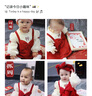 G.DUCKKIDS小黃鴨女童連衣裙春秋嬰兒衣服兒童公主裙抓周女寶寶周歲禮服裙子 紅色 80 尺碼6-12月【75-85cm】 曬單實(shí)拍圖