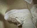 adidas NIZZA PLATFORM厚底增高運動(dòng)帆布鞋男女阿迪達斯三葉草 白   37 曬單實(shí)拍圖