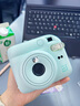 INSTAX富士instax立拍立得 一次成像相機 mini12（mini11升級款）薄荷綠 曬單實(shí)拍圖