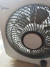美的（Midea）電風(fēng)扇 家用臺(tái)式桌面小風(fēng)扇鴻運(yùn)扇宿舍臥室節(jié)能電扇臺(tái)扇轉(zhuǎn)頁(yè)扇輕音低噪五葉風(fēng)扇 KYT25-22MW 曬單實(shí)拍圖