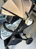 babyboat貝舟B5嬰兒車雙向輕便折疊高景觀新生寶寶可坐躺0-3歲遛娃手推車 5代 雅致咖標(biāo)準(zhǔn)款【PU大輪強(qiáng)避震】 曬單實(shí)拍圖
