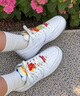 耐克（NIKE）官方空軍一號女子板鞋夏新款運動鞋 AIR FORCE 1 IB8875 111白/白/白/冰川藍/柔黃/醒目橙 38.5 曬單實拍圖