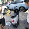 綠源【校園代步神器】電動(dòng)摩托車(chē)M7ultra【續80公里-60V20AH-5塊鉛酸電池-1000W】家用長(cháng)續航代步車(chē) 霧 曬單實(shí)拍圖