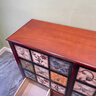 實(shí)木斗柜客廳美式復古五斗柜彩繪收納柜臥室儲物柜全實(shí)木置物柜子 紅棕色-18畫(huà)9斗【120*40*90】 曬單實(shí)拍圖