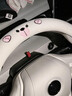 鉑吶苓棉麻汽車(chē)方向盤(pán)套四季通用卡通可愛(ài)女神款車(chē)用把套防滑吸汗防凍夏 卡皮熊少女粉—圓型 曬單實(shí)拍圖