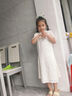 Radinka2025夏季新款漢服女童旗袍禮服裙中國風(fēng)復古小女孩唐裝連衣裙BYY 綠色 130 建議身高115-125cm 曬單實(shí)拍圖