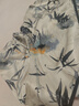 奧絲婕（Aosijie）高端品牌真絲連衣裙女2025夏季新款氣質(zhì)國風(fēng)顯瘦桑蠶絲碎花中長(cháng)裙 清雅藏藍 L 【適合85-105斤】 曬單實(shí)拍圖