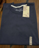 無(wú)印良品（MUJI） 女式 涼感 寬版短袖T恤 休閑百搭 BBA18A3S 黑色 XS 曬單實(shí)拍圖