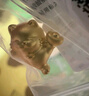 周六福招財貓黃金轉運珠手繩生日禮物定價(jià)約1.09g躺贏(yíng)貓，A1612911 曬單實(shí)拍圖
