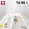 愛(ài)貝迪拉（AIBEDILA）嬰兒隔尿墊可洗防水純棉透氣寶寶新生用品超大號(hào)姨媽墊防漏80*100 曬單實(shí)拍圖