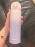膳魔師（THERMOS）保溫杯316鋼500ml男女士水杯學(xué)生教師節(jié)禮物JNL-500S漸變暮山紫 曬單實(shí)拍圖