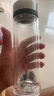 富光雙層玻璃杯 茶水分離泡茶杯 高硼硅水杯子辦公商務(wù)車(chē)載男女士 曬單實(shí)拍圖