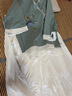 朦朧杏 民國(guó)風(fēng)女裝復(fù)古盤(pán)扣套裝中國(guó)風(fēng)民族風(fēng)中式漢服成人女刺繡v領(lǐng)棉麻 肉粉（上衣） L 建議105-120斤 曬單實(shí)拍圖