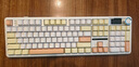 狼蛛（AULA）F108pro客制化機(jī)械鍵盤(pán)有線(xiàn)/藍(lán)牙/2.4G無(wú)線(xiàn)三模連接全配列Gasket結(jié)構(gòu)RGB燈效游戲辦公鍵盤(pán)家用設(shè)備 F108pro摩卡慕斯-焦糖拿鐵軸 曬單實(shí)拍圖