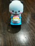 新款一二布布搖搖車載汽車中控臺(tái)擺件車內(nèi)可愛用品情侶公仔 木馬款【一二】 曬單實(shí)拍圖