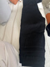 清迎2025年新款春夏季煙管褲直筒褲牛仔褲女小個(gè)子高腰法棍褲子 黑色-常規加絨（H3020） XL (建議120-129斤) 曬單實(shí)拍圖