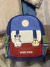 迪士尼（Disney）兒童書包幼兒園女孩一二年級草莓熊輕便男女童背包st80264藏青 曬單實(shí)拍圖